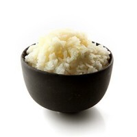 צלחת אורז לבן