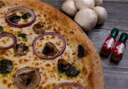 פיצה L משפחתית 100% מוצרלה + תוספת + זיוה לבחירה