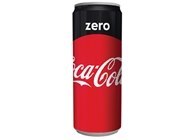 פחית קוקה קולה זירו 0.33 מ"ל