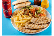 ארוחת חזה עוף ילדים עם צ'יפס + שתיה