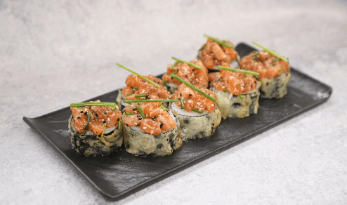 Seviche roll salmon