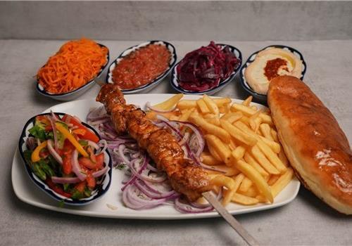 שיפוד  פרגיות + 2 תוספות