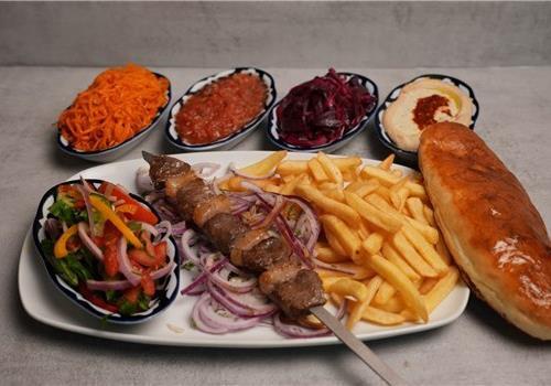 שיפוד  פילה בקר + 2 תוספות