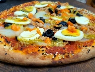 פיצה טוניסאית XL - ללא גבינה