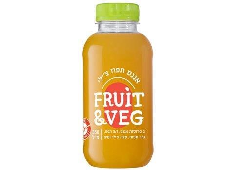 בקבוק מיץ אננס תפוז צ'ילי | Fruit & Veg