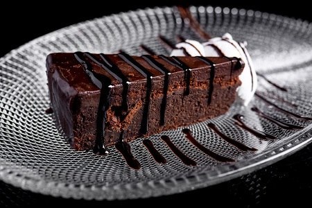 עוגת שוקולד חמה