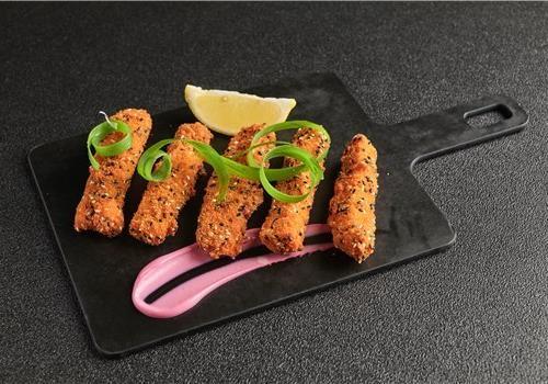 אצבעות סלמון בטמפורה