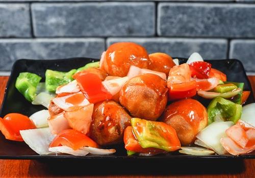 עוף חמוץ מתוק יחיד