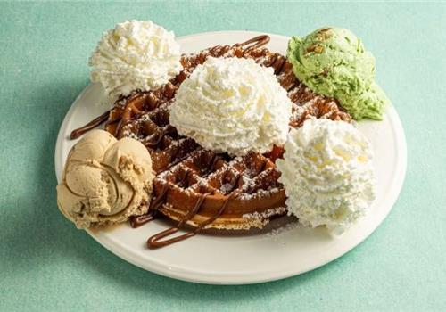 חצי וופל בלגי