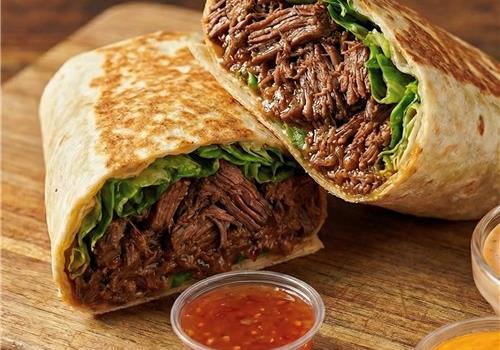 עסקית טורטיה 120 גרם עם בשר לבחירה