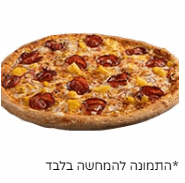 פיצה קריביאן טבעוני S