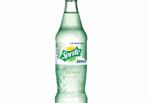 בקבוק זכוכית ספרייט זירו