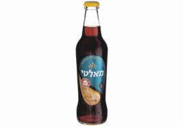 בקבוק זכוכית בירה שחורה מאלטי