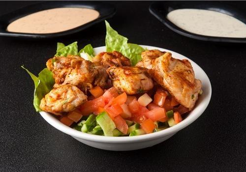 סלט פרגיות על האש