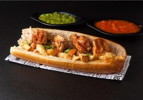 פרגיות עוף בבאגט