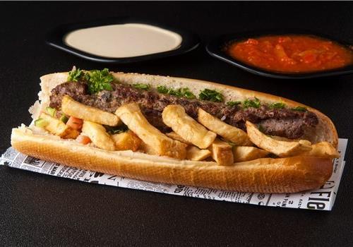 קבב צנעני בבאגט