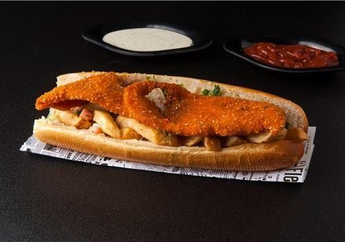 שניצל עוף בבאגט