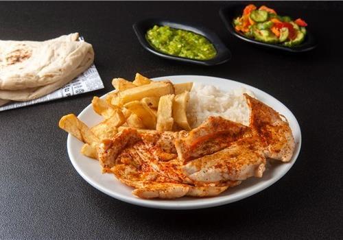 2 סטייקי עוף במגשית