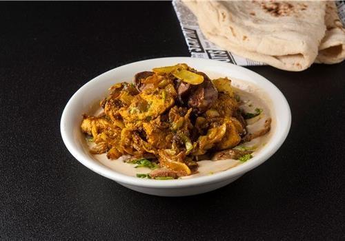 צלחת חומוס מעורב ירושלמי