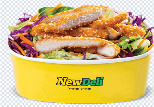 סלט שניצל קריספי