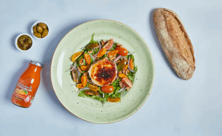 סלט בושה מקורמלת