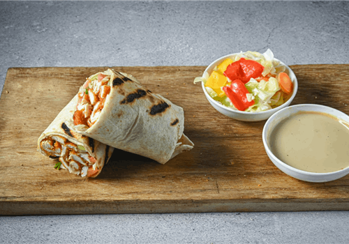 שניצל  בטורטיה