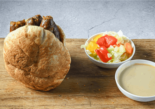 נקניקיות מרגז בפיתה