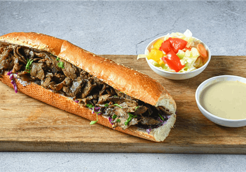 שווארמה דונר בבגט