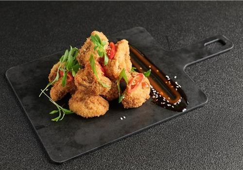 פיטריות מטוגנות בטמפורה