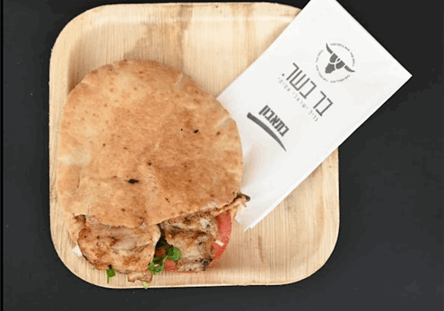 חזה עוף בתיבול ביתי בפיתה