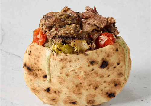 מיקס אנטריקוט וקבב בפיתה