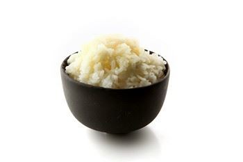 צלחת אורז לבן צלחת אורז לבן