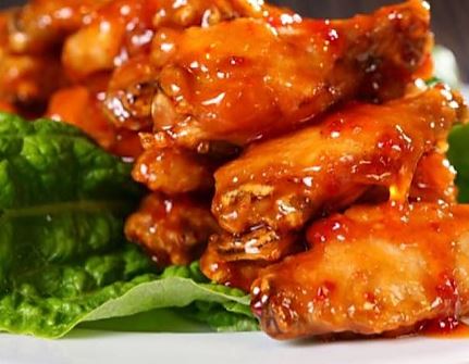 כנפיים ברוטב טריאקי ודבש