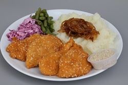 שניצל סיני בצלחת