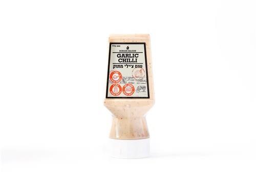 בקבוק איולי שום וצ'ילי מתוק