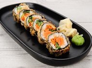 טמפורה מאקי סלמון חם אש הריון