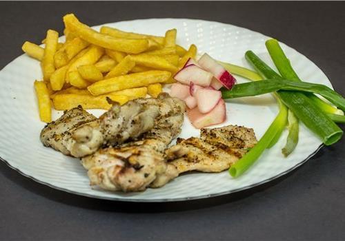 צלחת פרגית + אורז