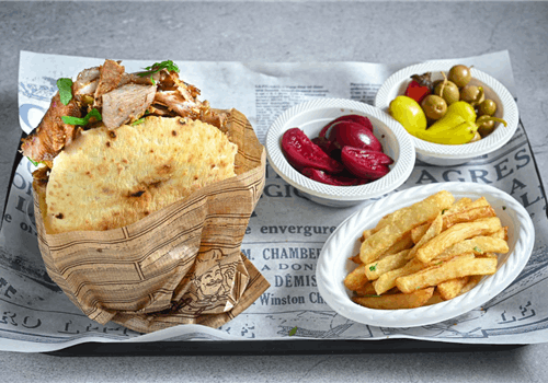 שווארמה בפיתה