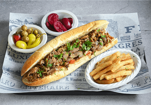 שווארמה בבאגט