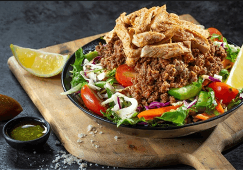 סלט קבב ופרגית