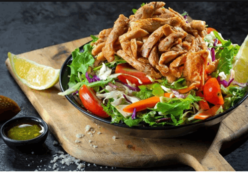 סלט פרגית חזה עוף