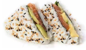 סושי סנדוויץ' סלמון טרי
