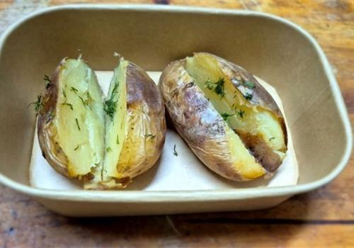 תפו"א אפוי בתיבול חמאה ושמיר - 2יח