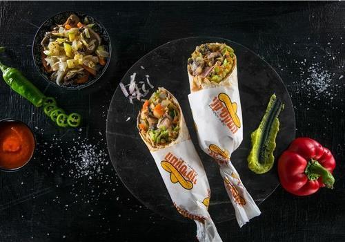 טורטייה ירקות מוקפצים