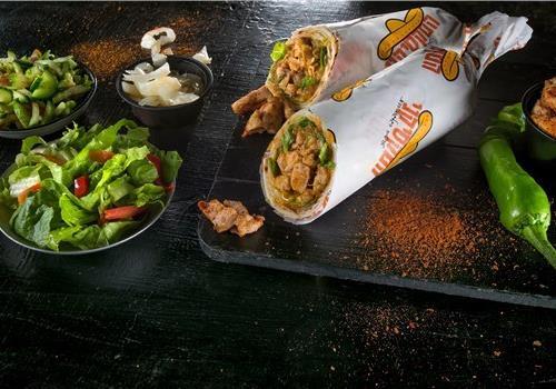 חזה עוף בטורטיה