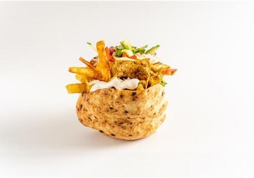 חזה עוף בפיתה