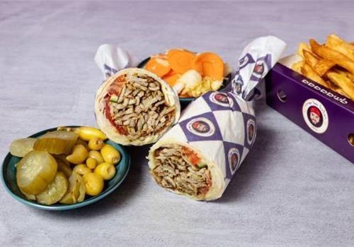 פרגית בטורטיה כפולה