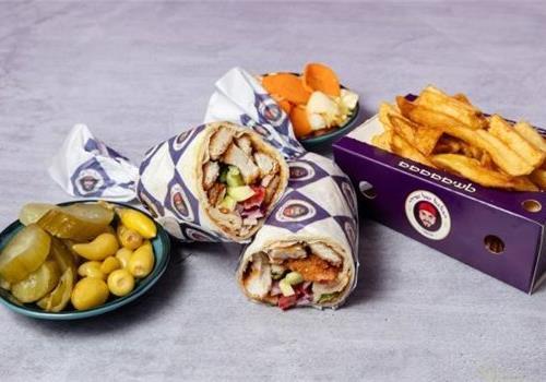  שניצל בטורטיה כפולה