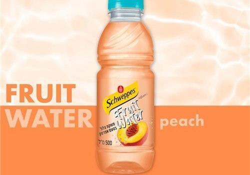 מים בטעמים צלול אפרסק