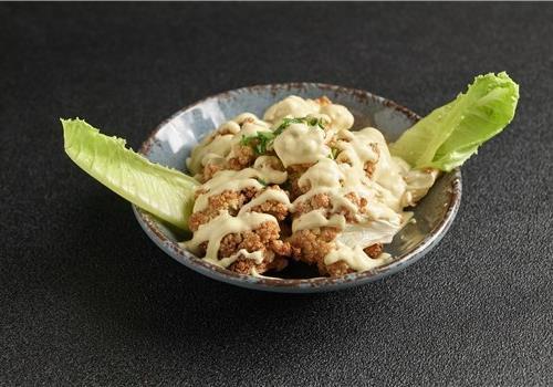 כרובית בתנור עם טחינה